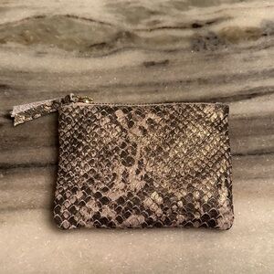 CARRIE DUNHAM NEW YORK -mini zip pouch wallet